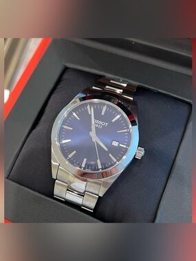 Tissot Men's Blue Dial Stainless Steel Watch New